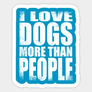 Dog Lover Sticker